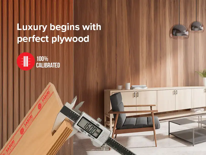 Saburi calibrated plywood — precision-sized panels