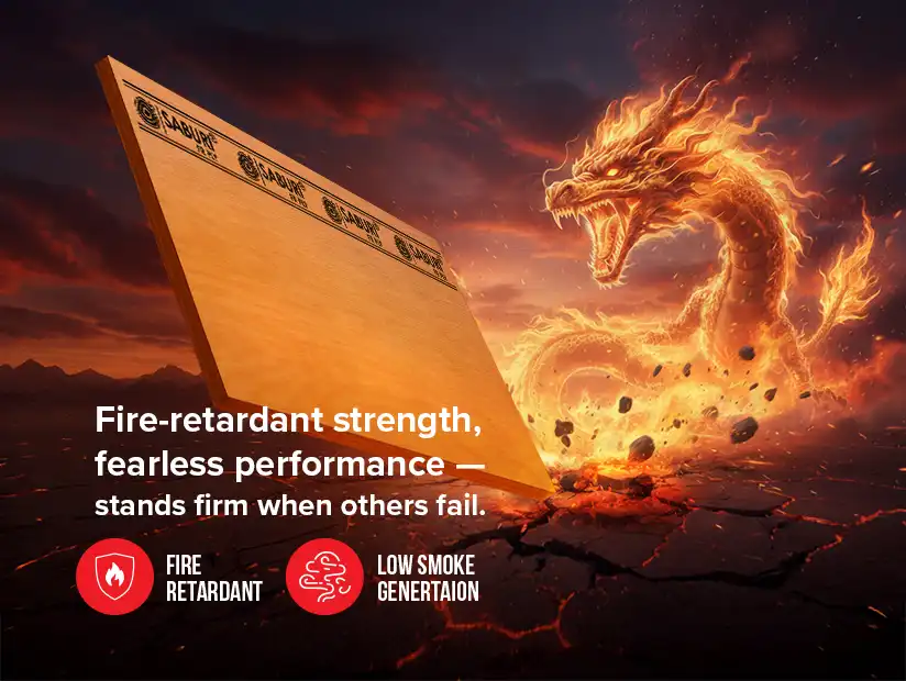 Saburi fire retardant plywood