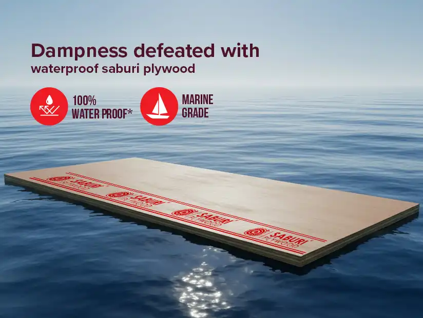 Saburi marine grade waterproof plywood