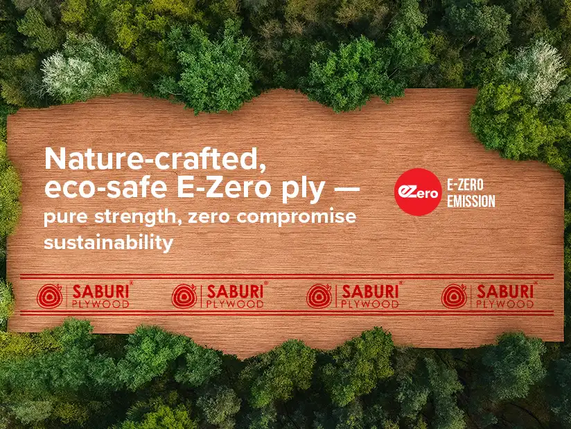 Saburi zero-emission E0 plywood